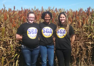 Members of Columbia High School Student Government Asssociation look forward to "scaring the socks off" maze-goers. 